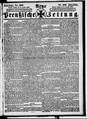 Neue preußische Zeitung vom 24.12.1901