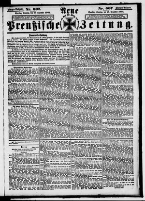 Neue preußische Zeitung vom 29.12.1901