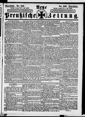 Neue preußische Zeitung vom 27.05.1902