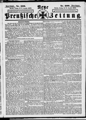 Neue preußische Zeitung vom 23.12.1902