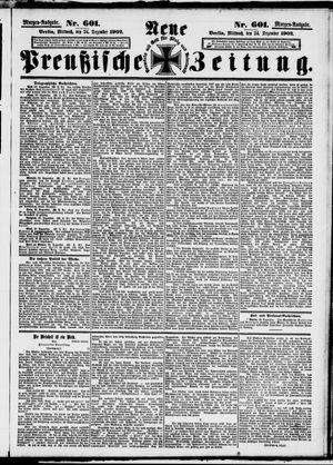 Neue preußische Zeitung vom 24.12.1902