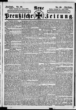 Neue preußische Zeitung vom 08.01.1903