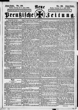 Neue preußische Zeitung vom 15.01.1903