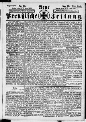 Neue preußische Zeitung vom 16.01.1903