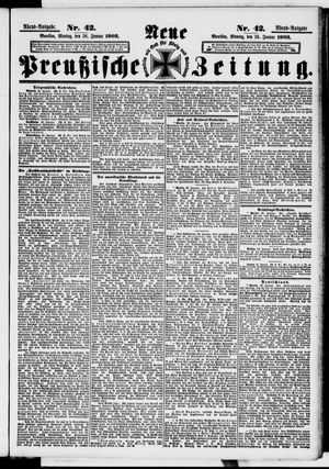 Neue preußische Zeitung vom 26.01.1903
