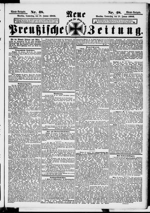 Neue preußische Zeitung vom 29.01.1903