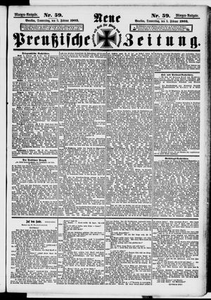 Neue preußische Zeitung vom 05.02.1903