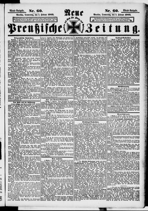 Neue preußische Zeitung vom 05.02.1903
