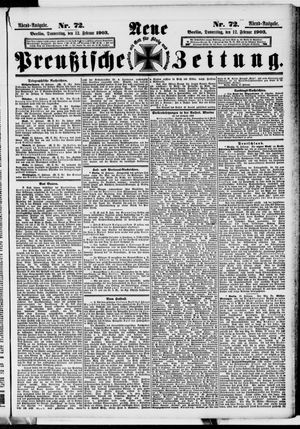 Neue preußische Zeitung vom 12.02.1903