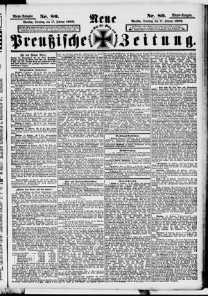 Neue preußische Zeitung on Feb 17, 1903