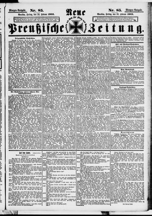Neue preußische Zeitung vom 20.02.1903