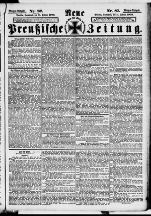Neue preußische Zeitung vom 21.02.1903