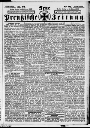 Neue preußische Zeitung vom 24.02.1903