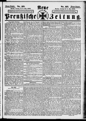 Neue preußische Zeitung vom 10.03.1903