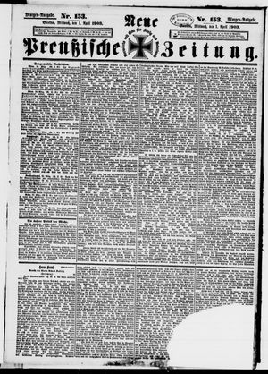 Neue preußische Zeitung vom 01.04.1903