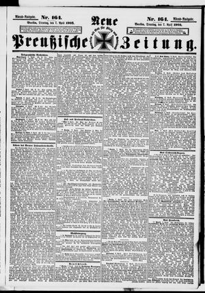 Neue preußische Zeitung vom 07.04.1903