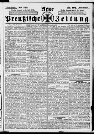 Neue preußische Zeitung vom 25.04.1903