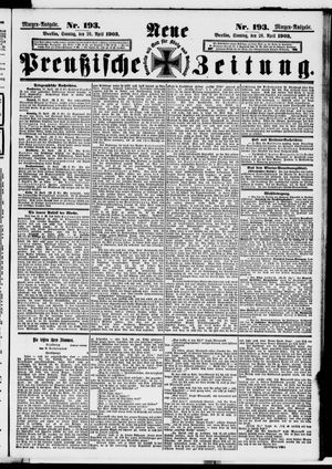 Neue preußische Zeitung vom 26.04.1903