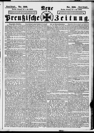 Neue preußische Zeitung vom 06.05.1903