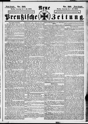 Neue preußische Zeitung vom 07.05.1903