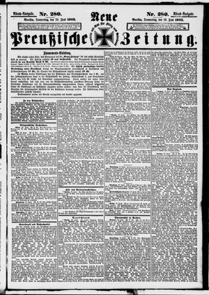 Neue preußische Zeitung vom 18.06.1903