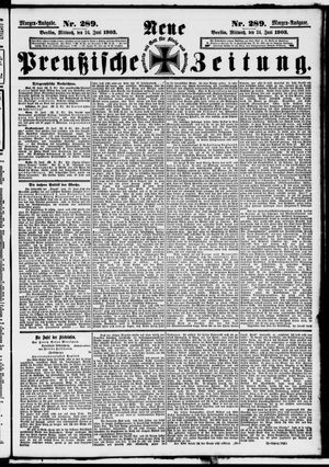 Neue preußische Zeitung vom 24.06.1903