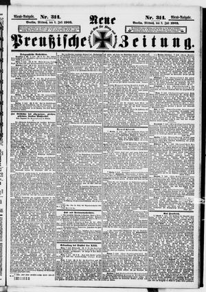 Neue preußische Zeitung vom 08.07.1903