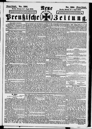 Neue preußische Zeitung vom 05.08.1903