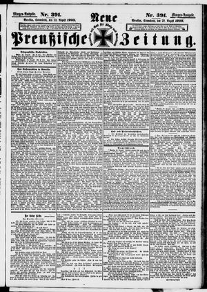 Neue preußische Zeitung vom 22.08.1903