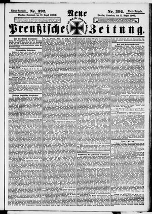 Neue preußische Zeitung vom 22.08.1903