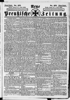 Neue preußische Zeitung on Oct 11, 1903