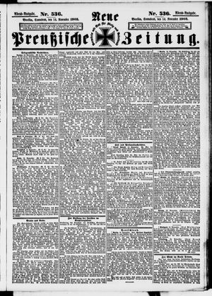 Neue preußische Zeitung vom 14.11.1903
