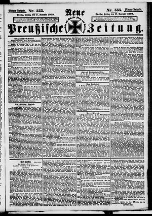 Neue preußische Zeitung vom 27.11.1903
