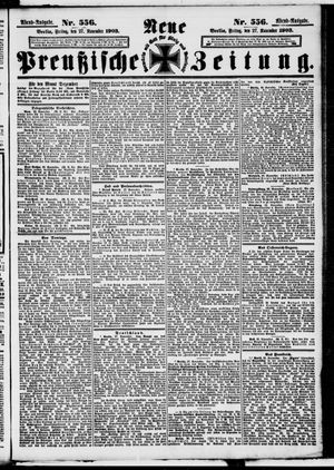 Neue preußische Zeitung vom 27.11.1903