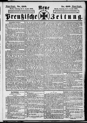 Neue preußische Zeitung vom 31.12.1903