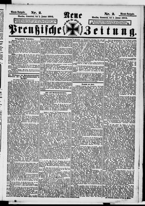 Neue preußische Zeitung vom 02.01.1904