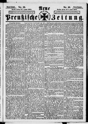 Neue preußische Zeitung vom 08.01.1904