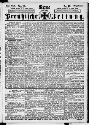 Neue preußische Zeitung vom 13.01.1904