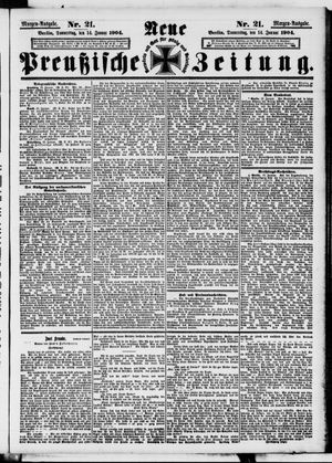 Neue preußische Zeitung vom 14.01.1904