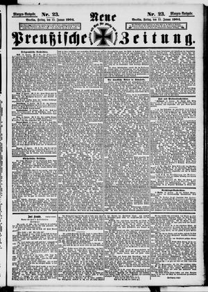 Neue preußische Zeitung vom 15.01.1904