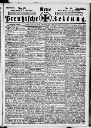 Neue preußische Zeitung vom 18.01.1904