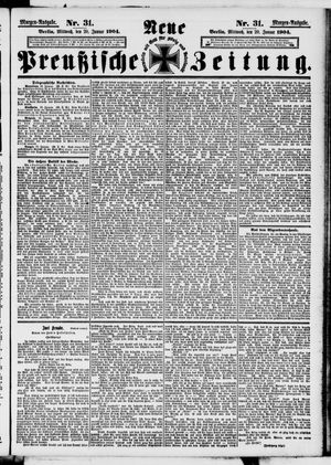 Neue preußische Zeitung vom 20.01.1904