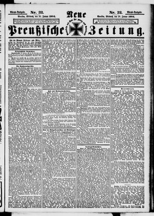Neue preußische Zeitung vom 20.01.1904