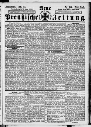 Neue preußische Zeitung vom 22.01.1904