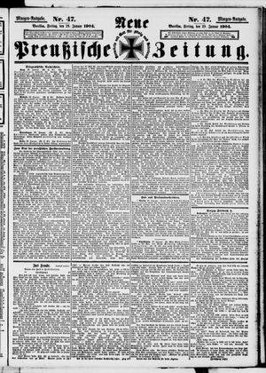 Neue preußische Zeitung vom 29.01.1904