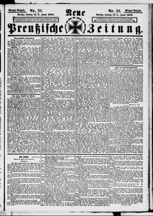 Neue preußische Zeitung vom 31.01.1904