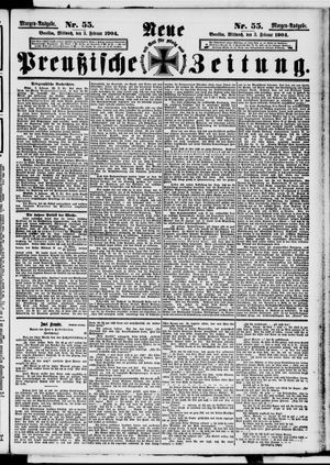 Neue preußische Zeitung vom 03.02.1904
