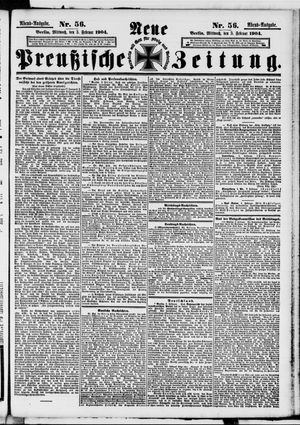 Neue preußische Zeitung vom 03.02.1904