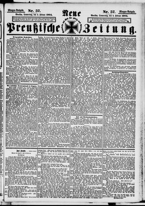Neue preußische Zeitung vom 04.02.1904