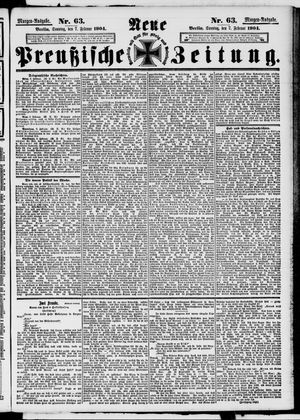 Neue preußische Zeitung vom 07.02.1904